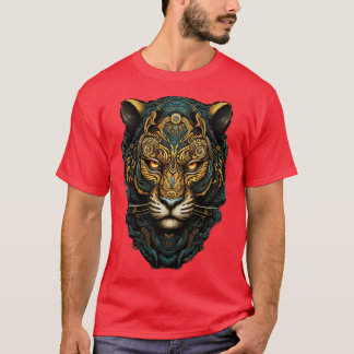 T-shirt Chat de tigre cool