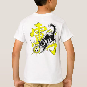 T-shirt Chat de Tonnerre Électrique Football pour Fan d'An