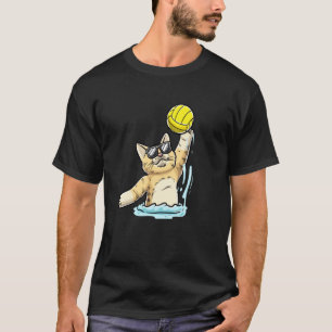 T-shirt Chat de water-polo