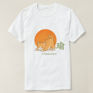 T-shirt Chat de yoga mignon – Chat Kawaii Namaste Yoga Jap
