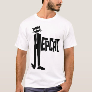 T-shirt Chat debout
