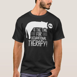 T-shirt Chat d'ergothérapie   OT pour l'ergothérapie