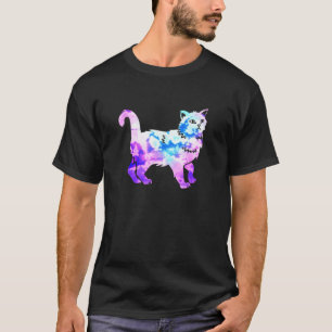 T-shirt Chat Des Années 1990 Vaporwave Cool esthétique Vin