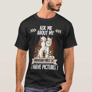 T-shirt Chat des forêts norvégiennes 6