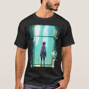 T-shirt Chat d'esthétique hip hop lo fi chillhop chill bea