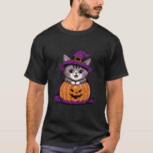 T-shirt Chat d'Halloween adorable