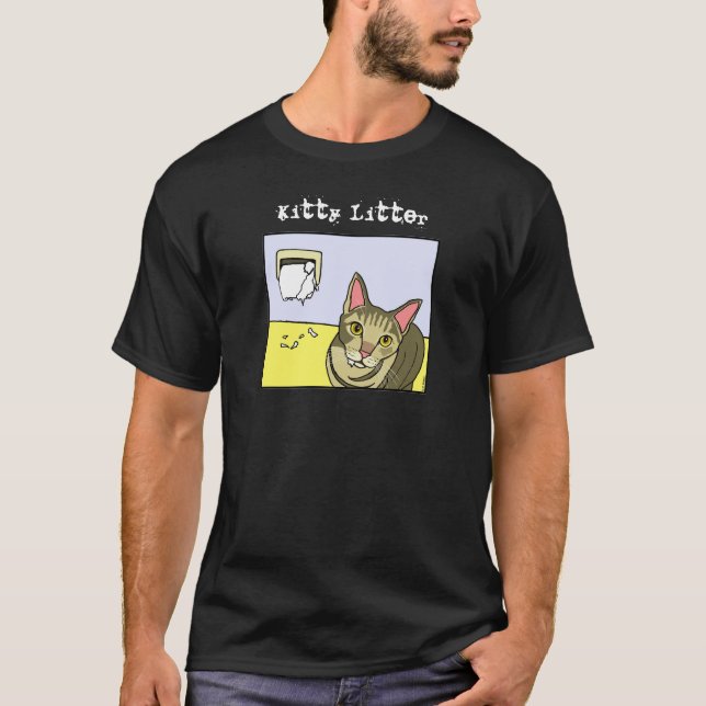 T-shirt Chat d'ordures de Kitty (Devant)