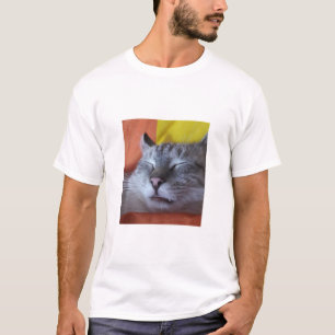 T-shirt Chat Dormir Drôle