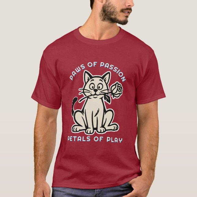 T-shirt chat drôle (Devant)