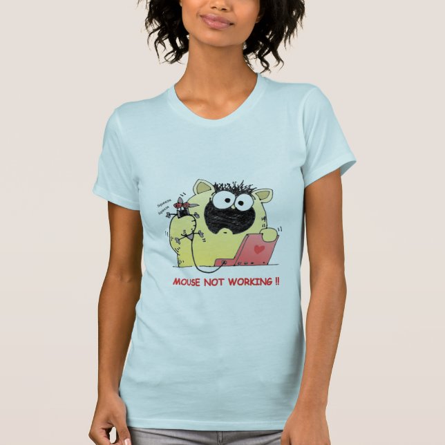 T-shirt Chat drôle (Devant)