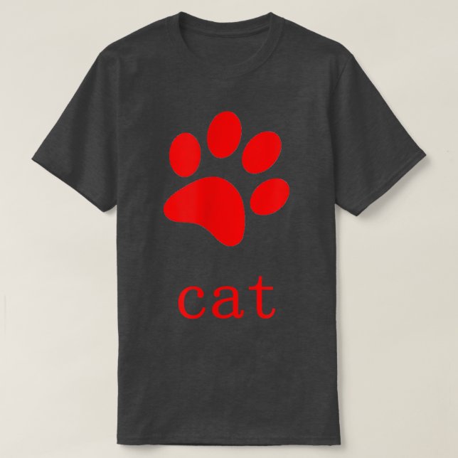 T-shirt chat drôle (Design devant)