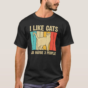 T-shirt Chat Drôle Amateur de Chat Pour Hommes Femmes Anim