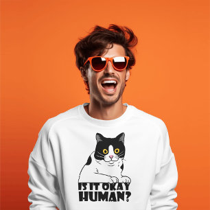 T-shirt Chat Drôle : Ça Va, Humain ?