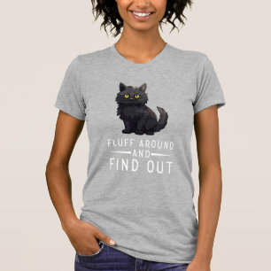 T-shirt Chat Drôle De Peluche Autour Et Découvrez Amoureux