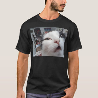 T-shirt Chat drôle de selfie avec kitten caméra frontale