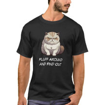 t-shirt chat drôle et drôle