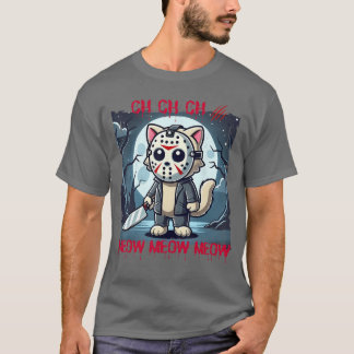 T-shirt Chat drôle mignon de kitten horreur vintage miaou