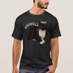 T-shirt Chat drôle qui tourne Maxwell le chat en smoking M