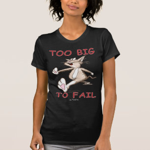 T-shirt Chat drôle trop grand pour échouer