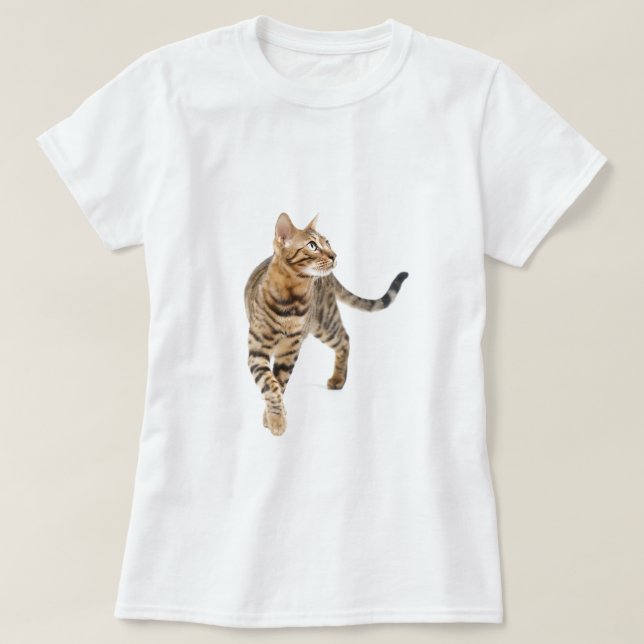 T-shirt Chat du Bengale (Design devant)