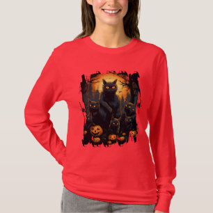 T-shirt Chat Éffrayant Meowling Good Time