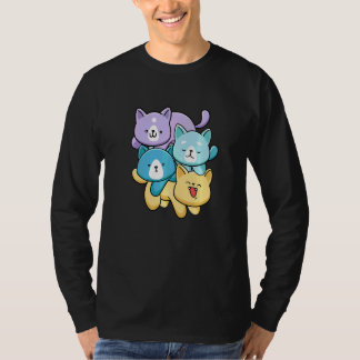 T-shirt Chat En Chat Avec Chat Ensemble Chats