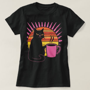 T-shirt Chat en colère Joe 2 blk Femmes