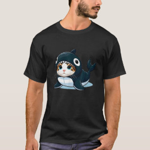 T-shirt Chat en Costume Orca Hommes Femmes Enfants