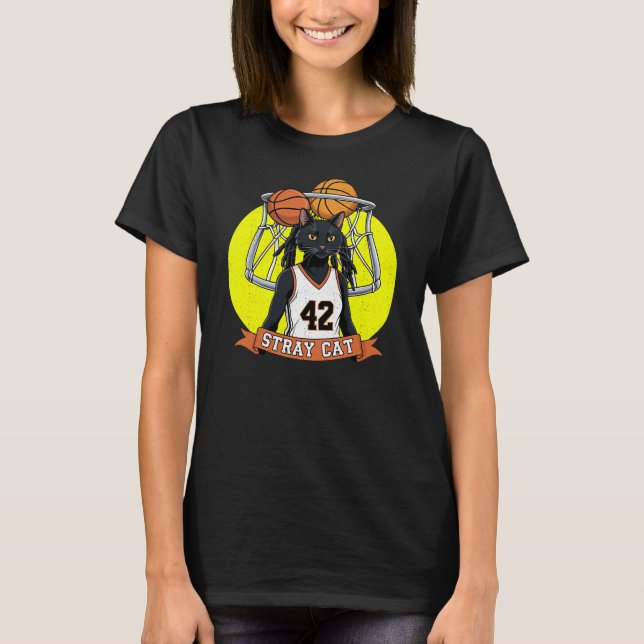 T-SHIRT CHAT ERRANT (Devant)