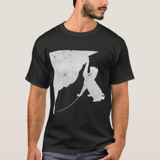 T-shirt Chat Escalade rock