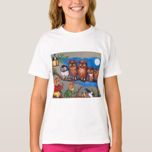 T-shirt Chat et Chouette, Louis Wain