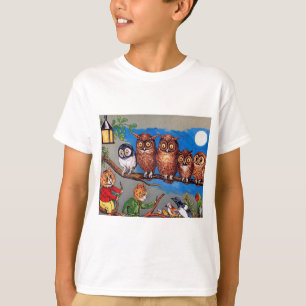 T-shirt Chat et Chouette, Louis Wain