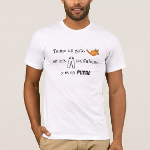 T-shirt Chat et pantalon