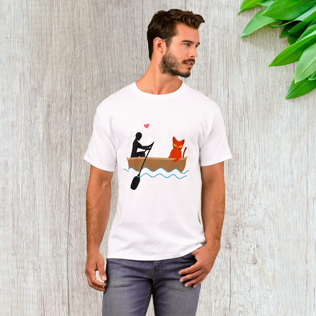 T-shirt Chat et tour en bateau Drôle Whimsical Animateur d (Créateur téléchargé)