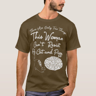 T-shirt Chat Et Vêtements De Pizza Drôle Mignonne Chats De
