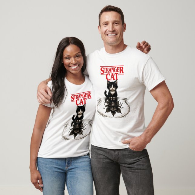 T-shirt chat étranger (Unisexe)