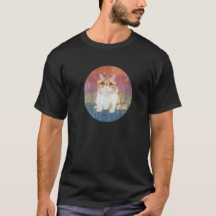 T-shirt Chat Exotic Shorthair Aquarelle Sur Soleils Coucha