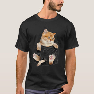 T-shirt Chat Exotic Shorthair dans la poche 1