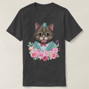 T-shirt Chat fantaisie