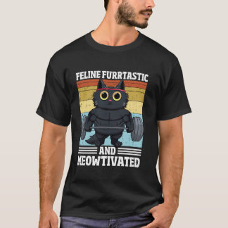 T-shirt Chat Félin Furrtastic Drôle Motivation Femmes Chat