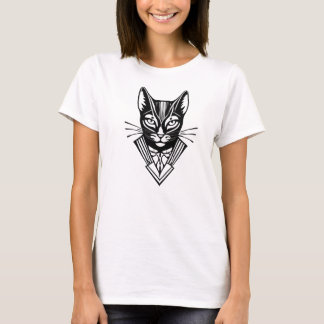 T-shirt chat Feline
