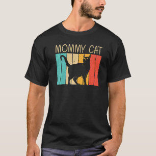 T-shirt Chat Femme Maman Chat Noir Chat Personne Chats