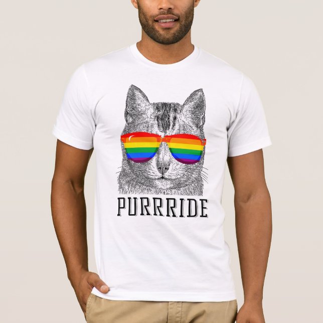 T-shirt Chat Fier Pride (Devant)