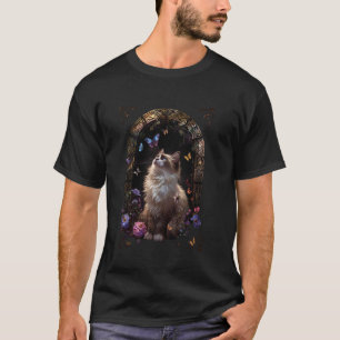 T-shirt Chat Fleur Ragdoll