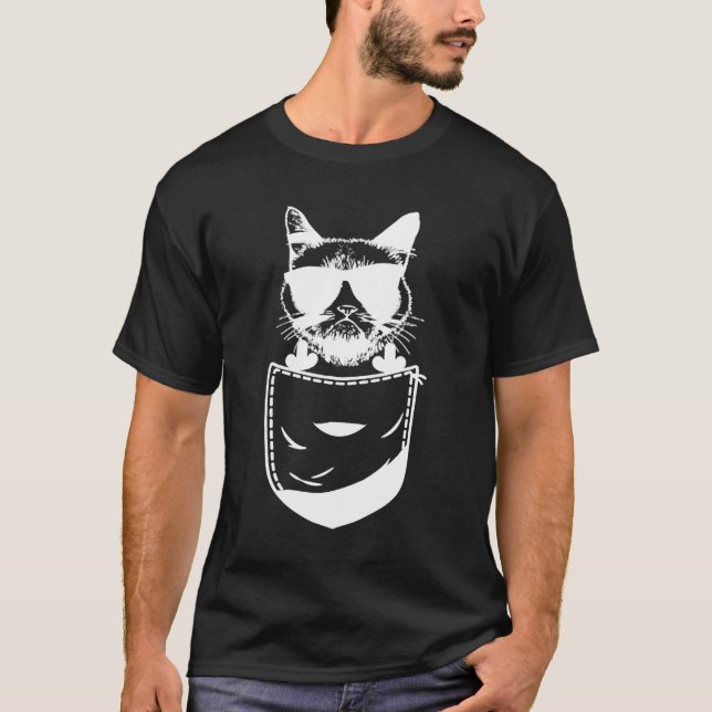 T-shirt Chat Flipping Off Animal Mème Sarcastic Kitten Pro (Devant)