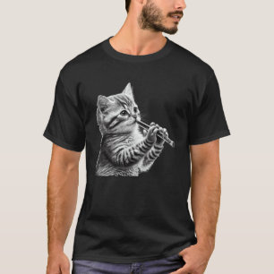 T-shirt Chat Flûte 1
