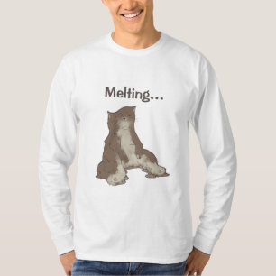 T-shirt Chat fondu