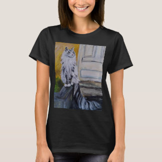 T-shirt Chat forestier norvégien