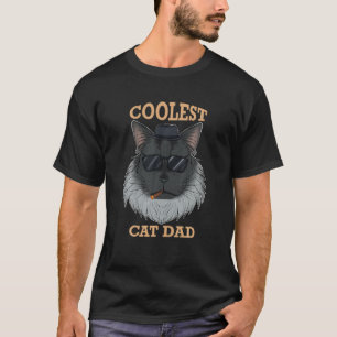T-shirt Chat frais Papa I Maine Coon Chat Papa I Maine Coo