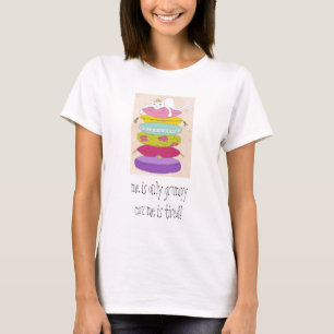 T-shirt Chat grincheux de princesse et les bandes